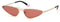 Victoria's Secret VS0019 6628T - Zonnebril - Goudkleurig/Roze - 59 mm