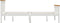 vidaXL - Bedframe - massief - grenenhout - wit - 140x200 - cm