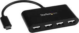 Startech.com ST4200MINIC - USB-C hub - 4x USB 2.0 Type-A - Zwart