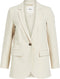 Object Objsigrid L/s Blazer - Klassieke blazer - Omkeerbare hals - Zand - Maat 40