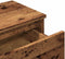vidaXL - Nachtkastje - 40x30x39 - cm - bewerkt - hout - oud - houtkleurig