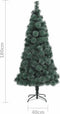 vidaXL - Kunstkerstboom - met - standaard - 180 - cm - PET - groen