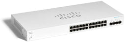 Cisco CBS220-24T-4X - Managed Switch - 24x 1Gbps RJ45 4x SFP+ - Layer 2