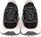 PS Poelman CHARU - Dames sneakers - Vetersluiting chunky zool 4 cm - Beige