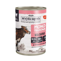 Kattenvoer WIEJSKA ZAGRODA Carne monoproteica Rundvlees 400 g