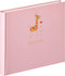 Walther Baby Animal - Babyalbum - 28x25 cm - 50 pagina's - Roze