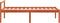 vidaXL - Seniorenbed - massief - grenenhout - wasbruin - 90x200 - cm
