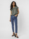 VERO MODA VMDEBBIE PLEAT S/L TOP GA NOOS - Dames Top - V-hals - Maat XS