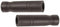 Widek Slim Style fiets handvatten - comfortabel rubber - 120 mm - zwart - set van 2
