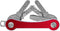 Keycabins Multitool Sleutelhouder - Key Organizer tot en met 12 Sleutels - Keychain Sleutelhanger met Bieropener - Aluminium - Rood