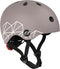 Scoot and Ride Brown Lines Maat XXS-S Kinderhelm SR-96563