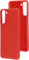 Mobiparts Galaxy S21 Plus - Silicone Cover - Soft-touch - Rood