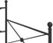vidaXL - Slaapbank - zonder - matras - 100x200 - cm - staal - zwart