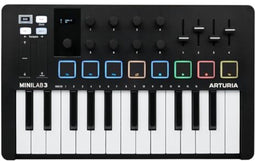 Arturia MiniLab 3 - MIDI keyboard - 25 toetsen 8 pads - Zwart