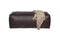 BePureHome Rodeo Poef - Recycle Leer - Zwart - 43x120x60