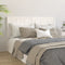 vidaXL - Hoofdbord - 165,5x4x100 - cm - massief - grenenhout - wit