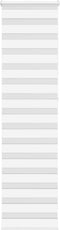 vidaXL - Zebra - rolgordijn - 60x230 - cm - stofbreedte - 55,9 - cm - polyester - wit