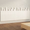 vidaXL - Hoofdbord - wandmontage - 204x3x80 - cm - massief - grenenhout - wit
