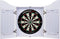 Longfield Darts - Houten cabinet - Dartbord 6 Steeltip pijlen Whiteboard + marker - Kleur Wit - Hout Fineer