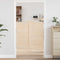 vidaXL - Draaideuren - louvredesign - 2 - paar - 100x100 - cm - massief - grenenhout