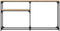 vidaXL - Wandtafel - 145x22,5x75 - cm - bewerkt - hout - sonoma - eikenkleurig