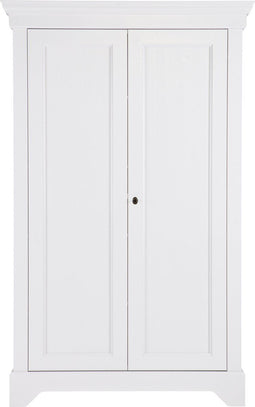 WOOOD Isabel Brocante Kast - Grenen - Wit - 191x118x47