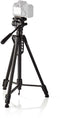 Nedis TPOD4200BK - Tripod - 3 secties uitschuifbare poten 27 mm - Aluminium