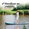 Brixy SUP Board - Opblaasbaar Paddle Board - 305 cm - Max. 150 kg - Blauw