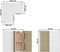 vidaXL - Hanghoekkast - Lyon - 57x57x60 - cm - bewerkt - hout - sonoma - eikenkleurig