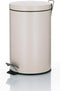 Kela Keuken Afvalemmer - Metaal - 12 l - Beige