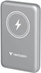 Verbatim Charge 'n' Go - Powerbank 10000 mAh - Magnetisch Draadloos Opladen 15 W - Grijs