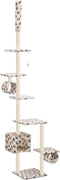 vidaXL - Kattenkrabpaal - met - sisal - krabpalen - 260 - cm - pootafdrukken - beige