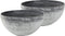 Ter Steege Bloempot/plantenpot schaal - kunststof - grijs - D55 x H23 cm