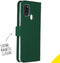 Accezz Galaxy A21s - Flip cover - Krasbestendig Schokbestendig - Groen