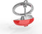 Metalmorphose sleutelhanger zeilboot