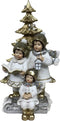 Kerstversiering DKD Home Decor Hars Kinderen (11,5 x 11,5 x 21 cm) (2 Stuks)