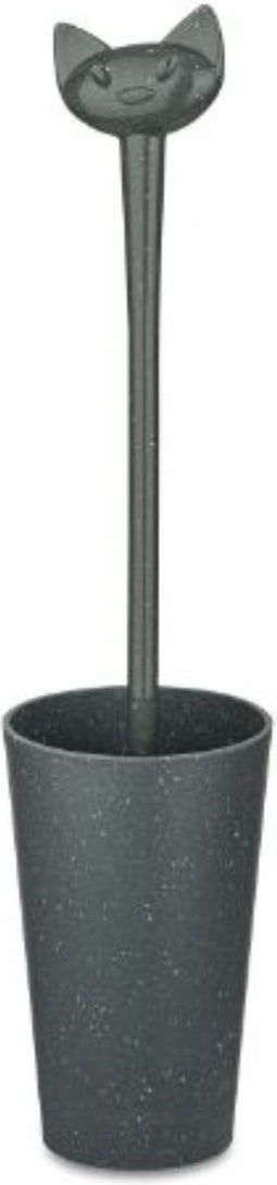 Toiletborstel met houder, Organic, Grijs - Koziol | Miaou