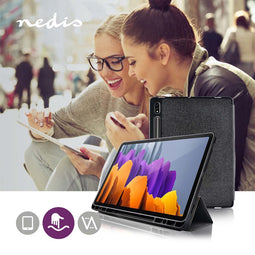 Nedis TCVR10007GY - Jelly hoes - Soft-touch bescherming tablet - Grijs
