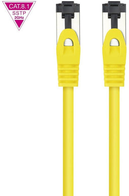 NANOCABLE 10.20.2002-Y - USB-kabel - RJ45 SSTP Cat.8.1 - Geel 2 m