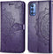 iMoshion Hoesje Geschikt voor Oppo Reno4 5G Hoesje Met Pasjeshouder - iMoshion Mandala Bookcase - Paars
