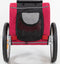 Trixie Hondenfietskar - Kleine Rassen - Zwart Rood - 60x53x60/117 cm - Max. 15 kg