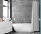 Loti Living Douchegordijn - Waterdicht - Anti Schimmel - Grijs Patroon - 180x200 cm