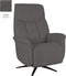 LABEL51 Oslo Fauteuil - Grijs - Stof - One Size - -