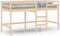 vidaXL - Kinderhoogslaper - met - ladder - 80x200 - cm - massief - grenenhout