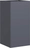 vidaXL - Plantenbak - 40x40x80 - cm - koudgewalst - staal - antracietkleurig