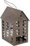 Houten decoratie hanger vogel grijs symetrisch - KOLONY