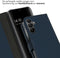 Selencia Samsung Galaxy A15 - Echt Lederen Bookcase - 3 Pashouders - Donkerblauw