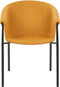 Set van 2 eetkamerstoelen AMES Oranje