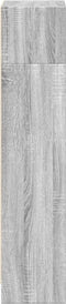 vidaXL - Boekenkast - 40x24x109 - cm - bewerkt - hout - grijs - sonoma - eikenkleurig
