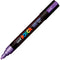 Uni POSCA paintmarker PC-5M, 1,8 - 2,5 mm, metaalpaars 6 stuks